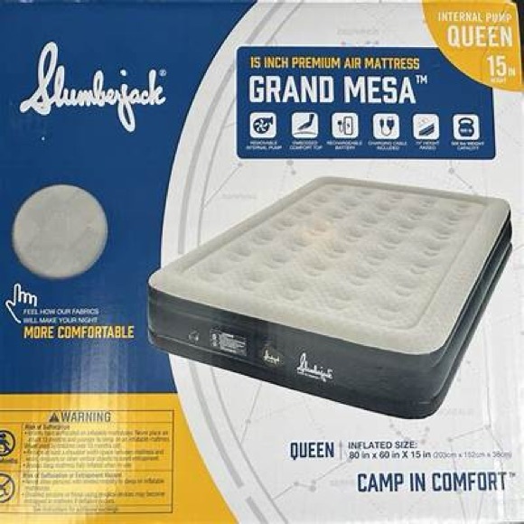 Slumberjack Grand Mesa 15 in Queen Air Mattress - Picture 5 of 5